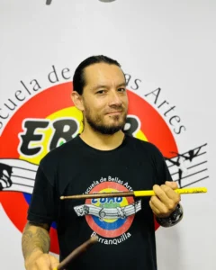 John Carvajal, equipo docente de música de la Academia EBAB