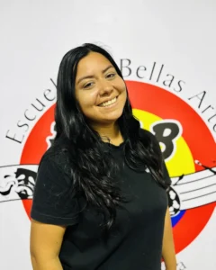 Nataly Martinez, equipo docente de música de la Academia EBAB